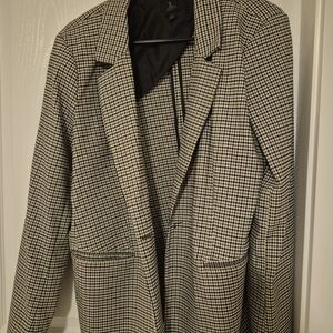 Elegant Checkered Blazer for Men